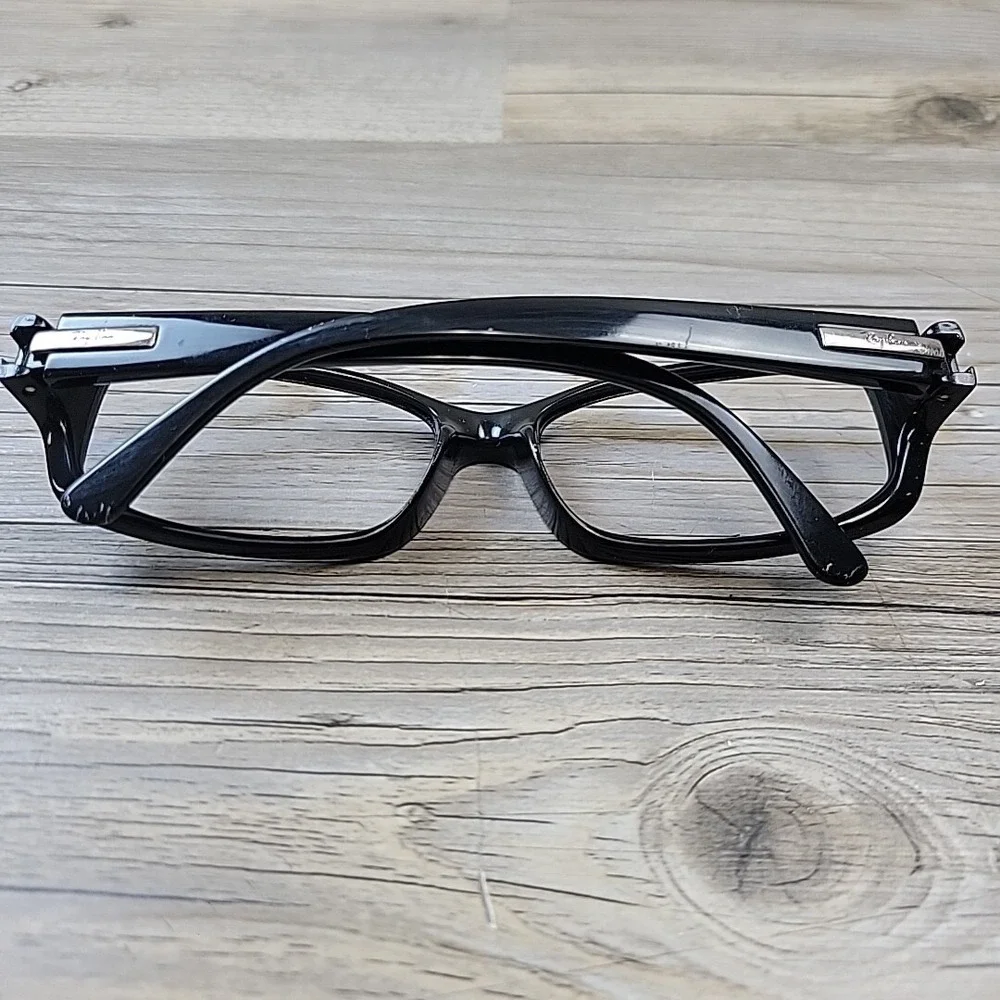 Ray Ban RB 4107 601 3N Rectangle Black Sunglasses Italy FRAMES ONLY‎ No Lenses